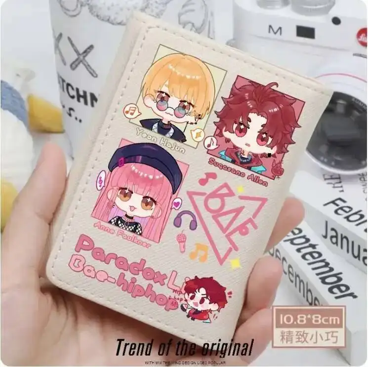 

Paradox Live Sugasano Aren Anne Faulkner Fashion Wallet PU Purse Card Coin Hasp Money Bag Cosplay Gift B123 Anime