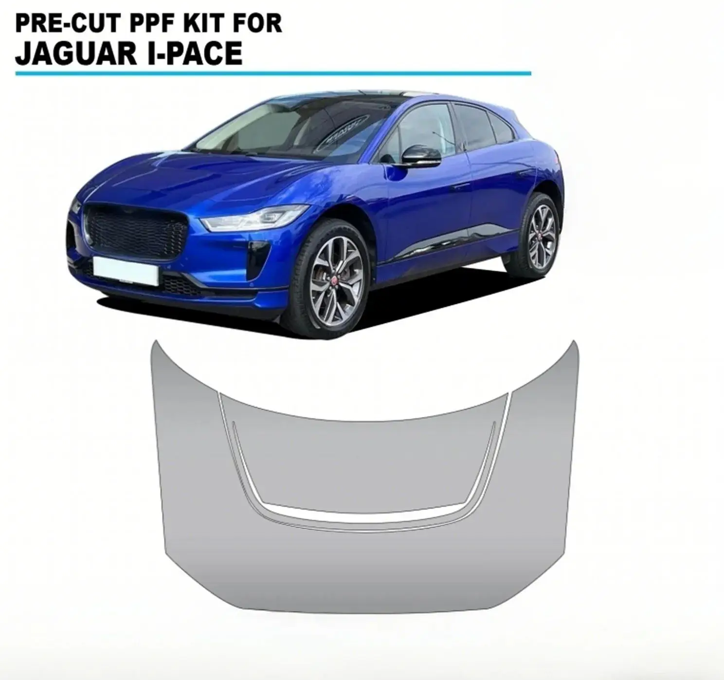 

Для Jaguar I-Pace 2018 + капот из ТПУ, защитная пленка для краски двигателя, самовосстанавливающийся прозрачный бюстгальтер, предварительно вырезанный PPF кузов автомобиля, устойчивый к царапинам