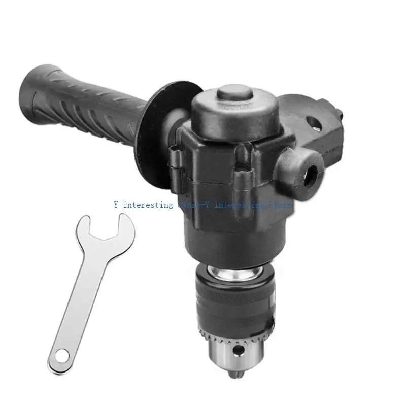 896A 90 grados Adaptador taladro esquina en ángulo recto para trabajo eficiente en espacio ajustado