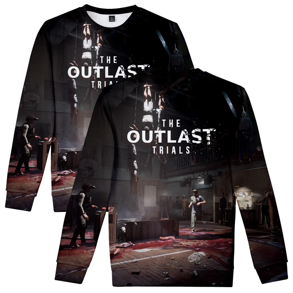 

The Outlast Trials 3D Print Oversized Hoodie Women Men O-neck Long Sleeve Crewneck Sweatshirt Casual Tracksuit Funny Clothes