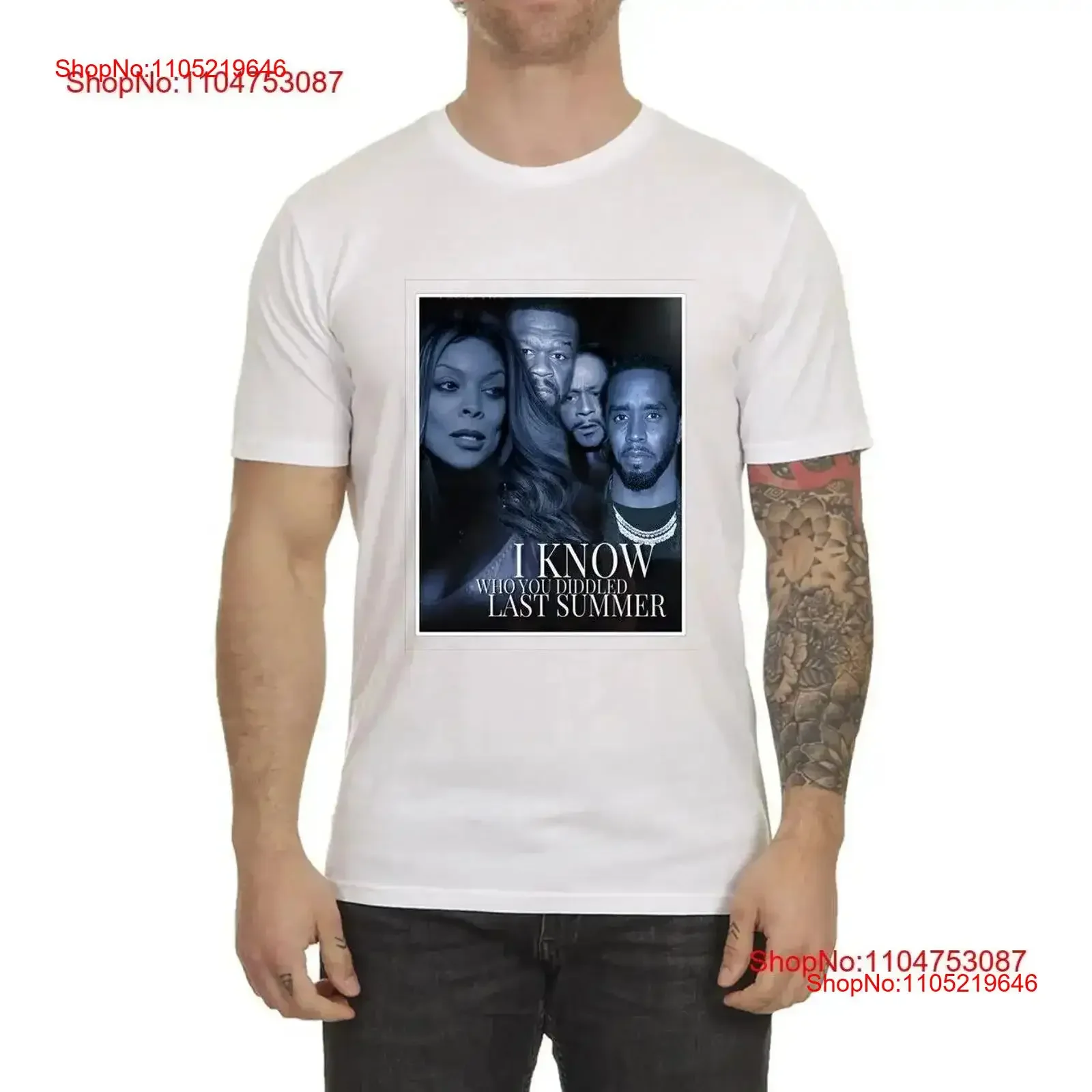 p diddy i know who you diddled last summer T Shirt puff daddy did it meme film vintage Washed Soft Versatile Comfortable