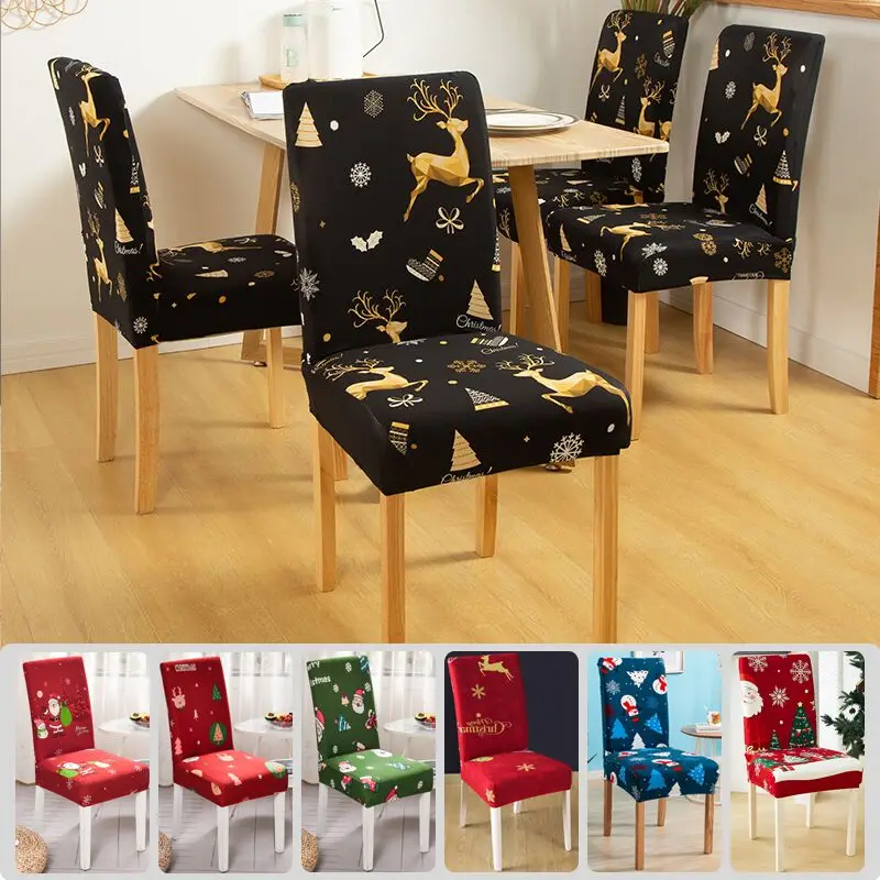 2024 new Christmas decoration chair slipcover for dining room chair cover  for office chair banquet chair armchair protector