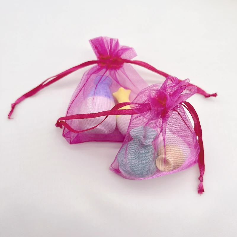 

1000pcs Sachet Storage Bags Rose Red Gift Bag Drawstring Organza Bag Rose Organza Gift Bags Wedding Packaging Jewelry Gift Pouch