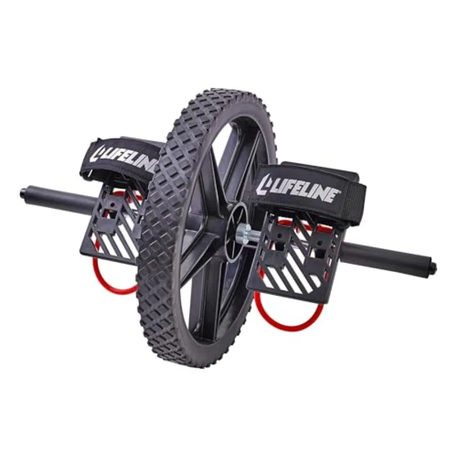 

Тренажер Power Wheel для комплексной функциональной тренировки всего тела - укрепление мышц пресса, кора, нижней и верхней частей тела с ремнями для ног