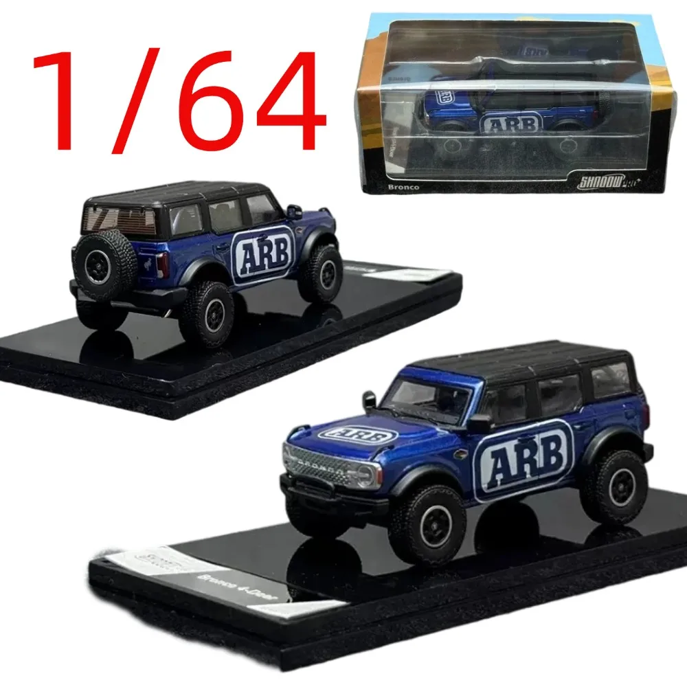 GCD SHADOW Diecast 1/64 Scale Ford Bronco Off‑road Vehicle Model Alloy Ford Bronco SUV Car Model Toy Collect Ornament