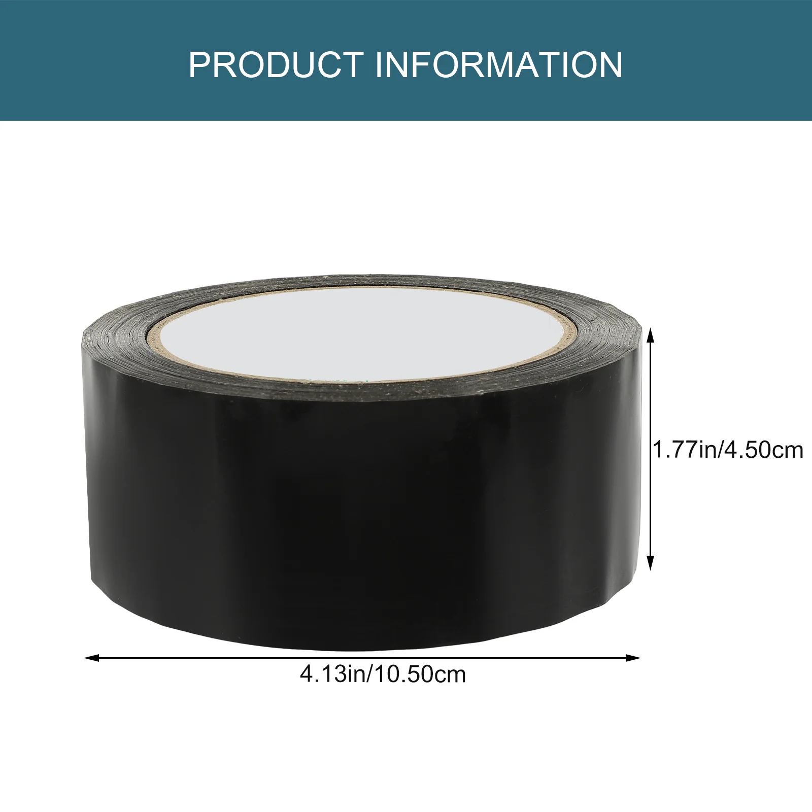 2 لفات شريط تعبئة أسود شديد التحمل لصناديق الورق المقوى الختم الشحن شريط تغليف البريد لفة متعددة الوظائف #6