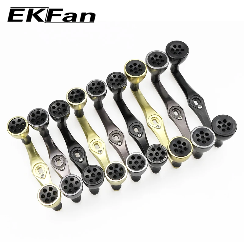 EKFan 105/120/130MM Baitcasting-Angelrollengriff für A/S/D 7*4/8*5mm Loch Aluminiumlegierung Trommelrollengriff Köderrollengriff – Detail 4