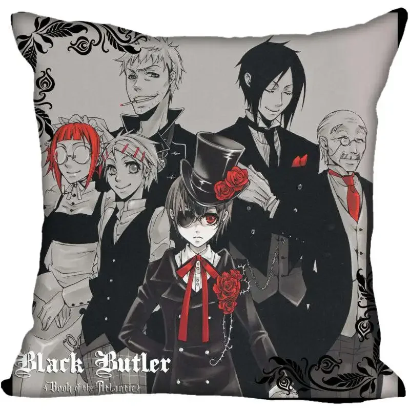 Best Black Butler Pillowcase Wedding Decorative Pillow Cover Custom Gift For (one Sides) Printed Pillow Cases