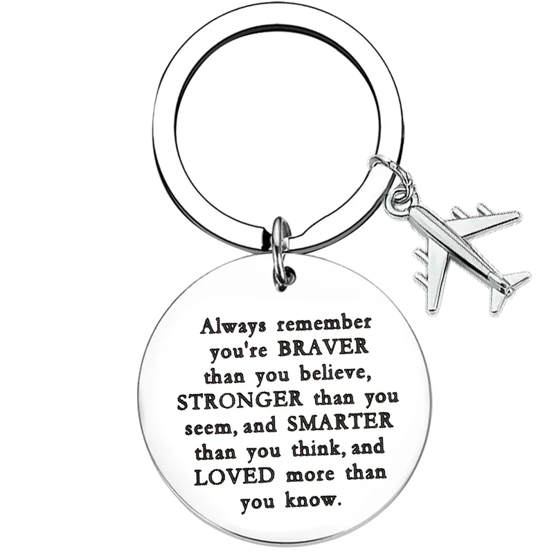 Airplane Keychain Pilot Gift Flight Crew Gift Pilot to Be Gift Graduation Key Chain Pendant Jewelry