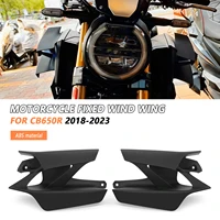 Para Honda CB650R 2018-2023 alerones frontales de motocicleta Winglet aerodinámico ala Deflector frontal alerón carenado lateral