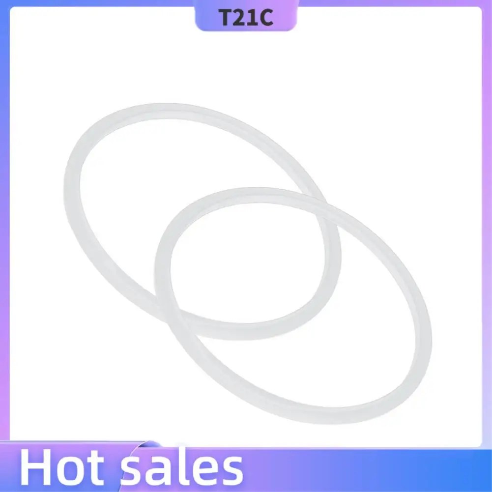 

T21C Silicone Gasket Sealing Ring For Pressure Cooker 22 Cm Inner Diameter, 4 Pieces, Transparent