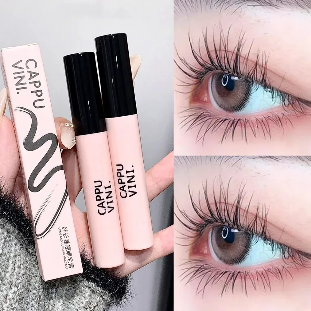 Mascara de maquillage, Extension de cils noirs et bruns, imperméable, ne se décolore pas, liquide de teinture, Volume, cosmétique longue tenue