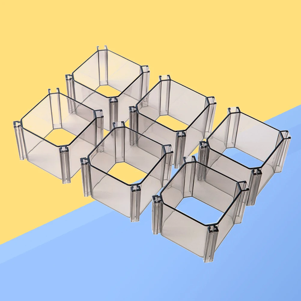 

6 Pcs Underwear and Socks Storage Box Organizer Honeycomb Organizers Cellular Drawer Partition Plate Organising