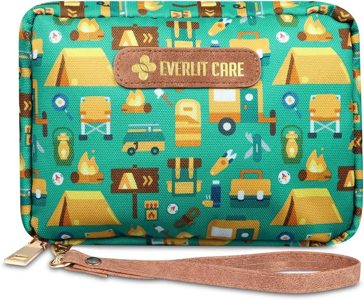 

Детская аптечка с 200 предметами медицинских принадлежностей, компактная сумка для хранения для дома, автомобиля, путешествий, кемпинга и приключений