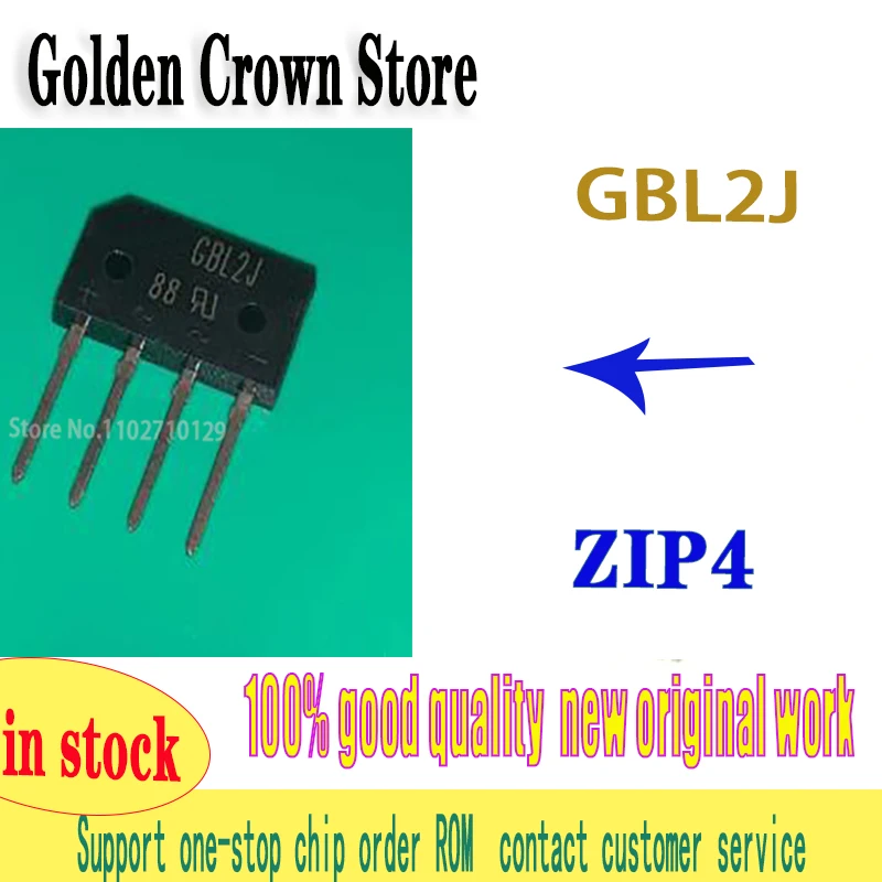 5Pcs/Lot GBL2J ZIP-…