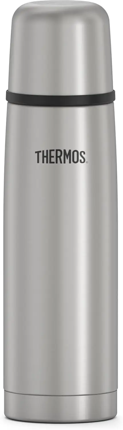 

Компактная вакуумная термобутылка из нержавеющей стали объемом 16 унций, сохраняет напитки горячими/холодными, подходит для автомобильных держателей.