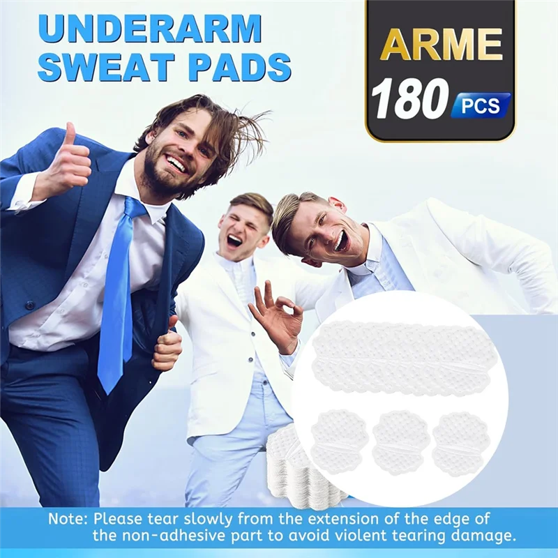 ABZA-подушечки для пота в области подмышек, 200 шт. Гипердидироз, одноразовые подушечки для пота подмышек, подмышки без пота