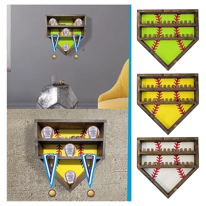 

Baseball Holder Display Case Baseball Holders For Balls Display Baseballs Wall Display Box Antifade UV Protection White