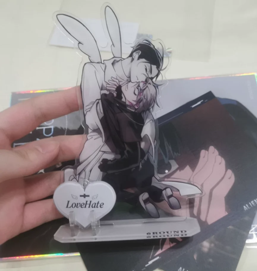 イヴァン・ティル・ミジ エイリアンステージ アニメ周辺機器 CP ダブルスタンディングアクリル クリエイティブオーナメントデコレーション かわいいファン 誕生日プレゼント