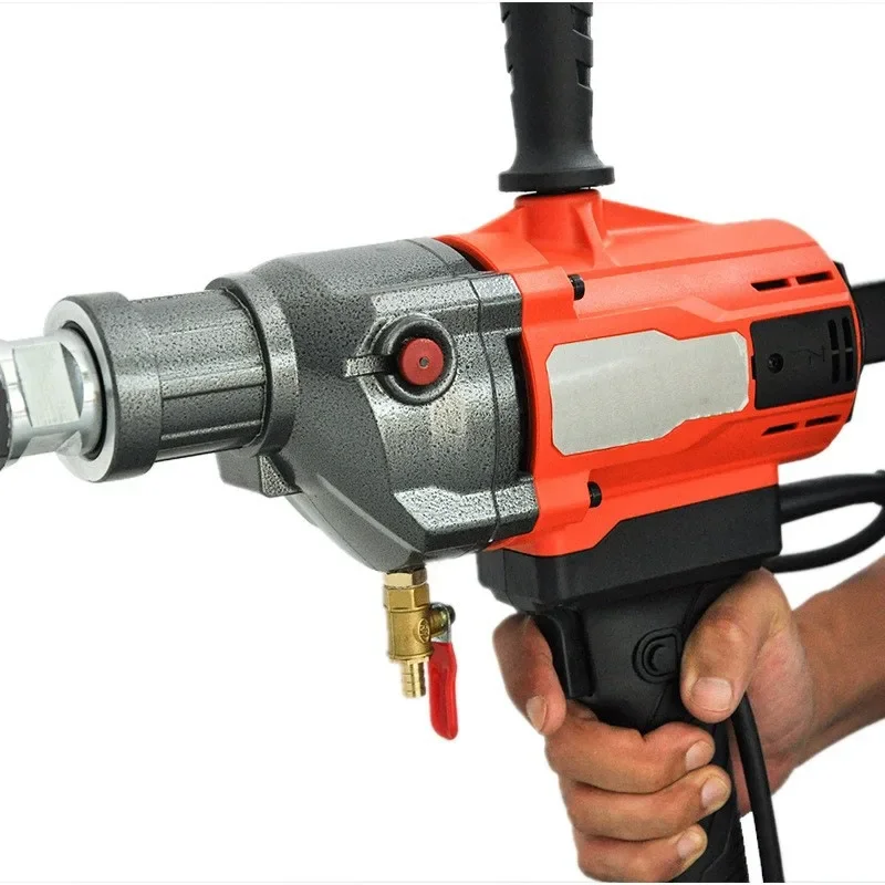 Portable coring machine, diamond drill, drilling machine