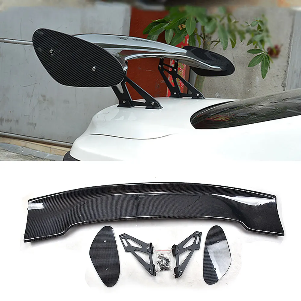 

VACOMUL Universal Carbon Fiber Car Racing Rear Trunk Spoiler Wings Car styling for All Cars Sedan 4 Door GT Style for BMW For VW