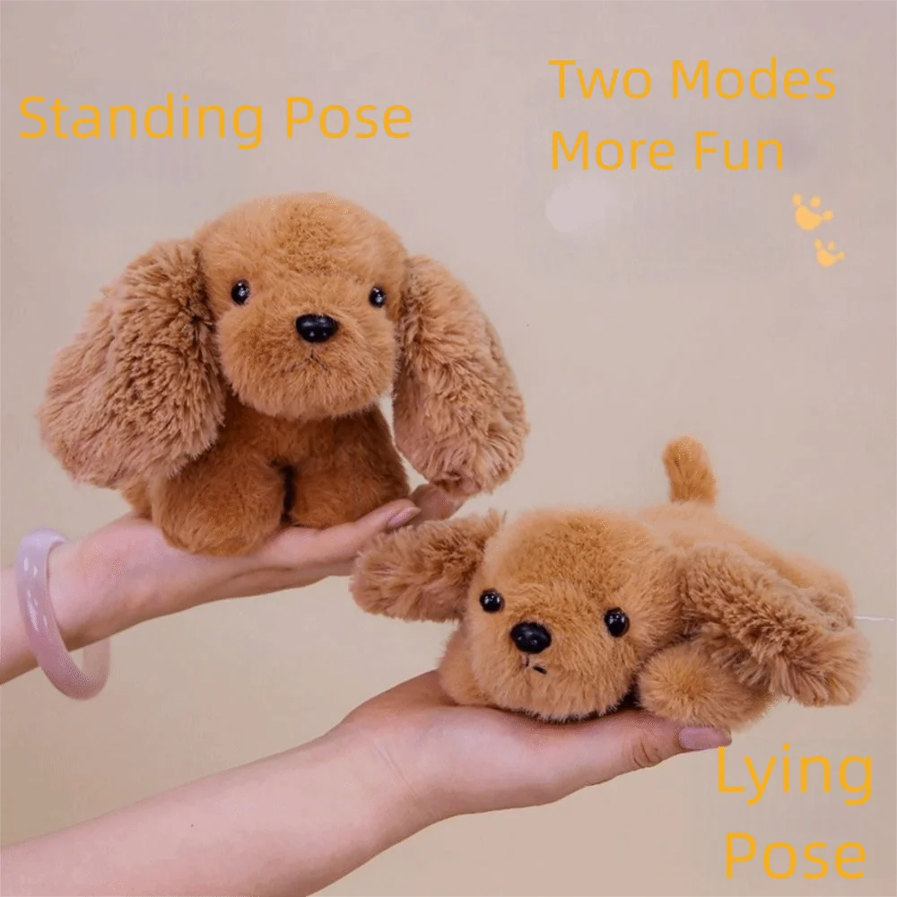 

Sofa Pillow Stuffed Animals Puppy Plush Toy Pets Fluffy Simulation Stuffed Dog Doll 20cm Sleeping Pillow Dog Plush Toy Kids Toy