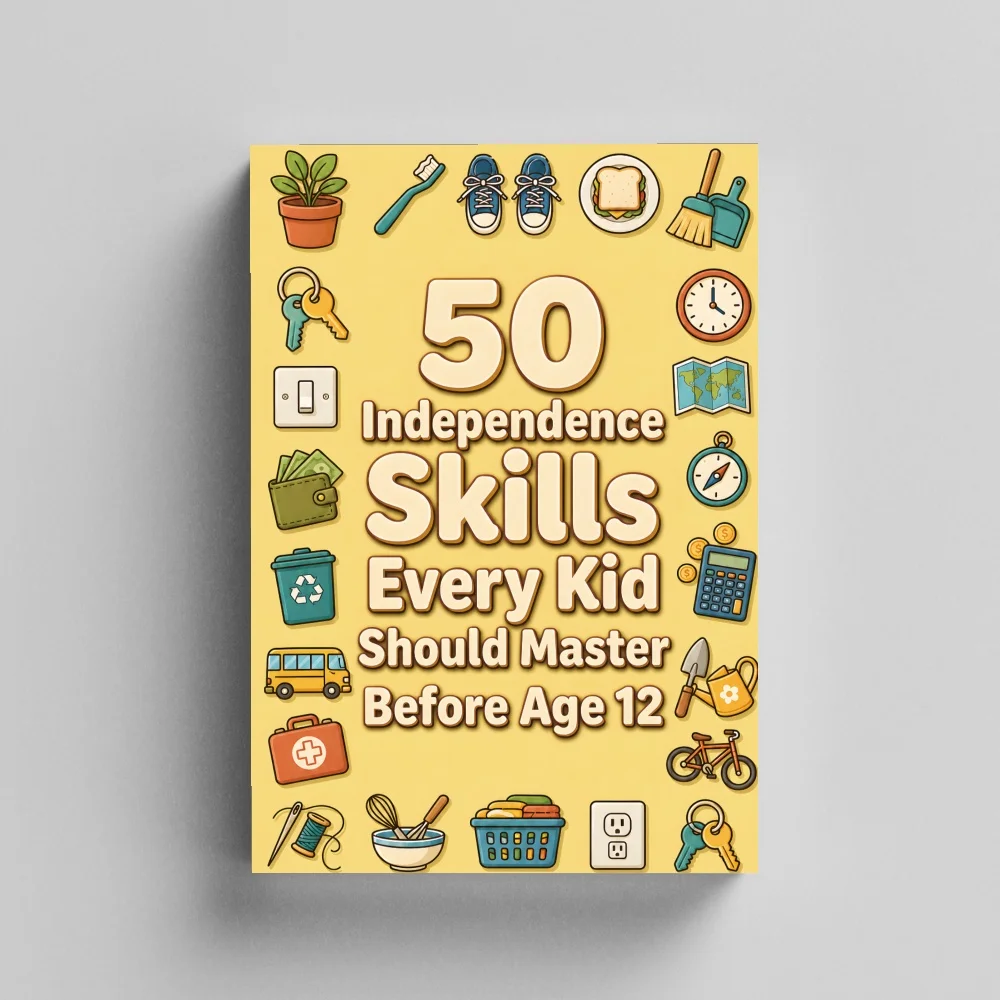 50 Independence Skills Every Kid Should Master Before Age 12, Guide to Confidence, Responsibility and Problem Solving