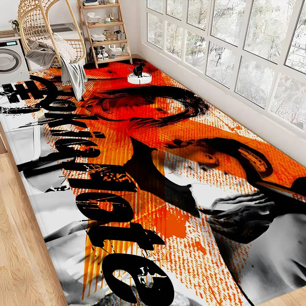 Tokio Hotel Bill Tom Floor Mat Retro Multiple Choice Living Room Kitchen Rug Non-Slip Modern Home Decor