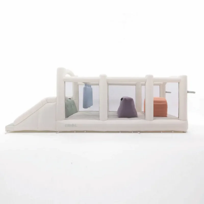 Castillo inflable al aire libre, casa de rebote, trampolín deslizante inflable de PVC completo, adecuado para castillo de niños, fiesta de cumpleaños