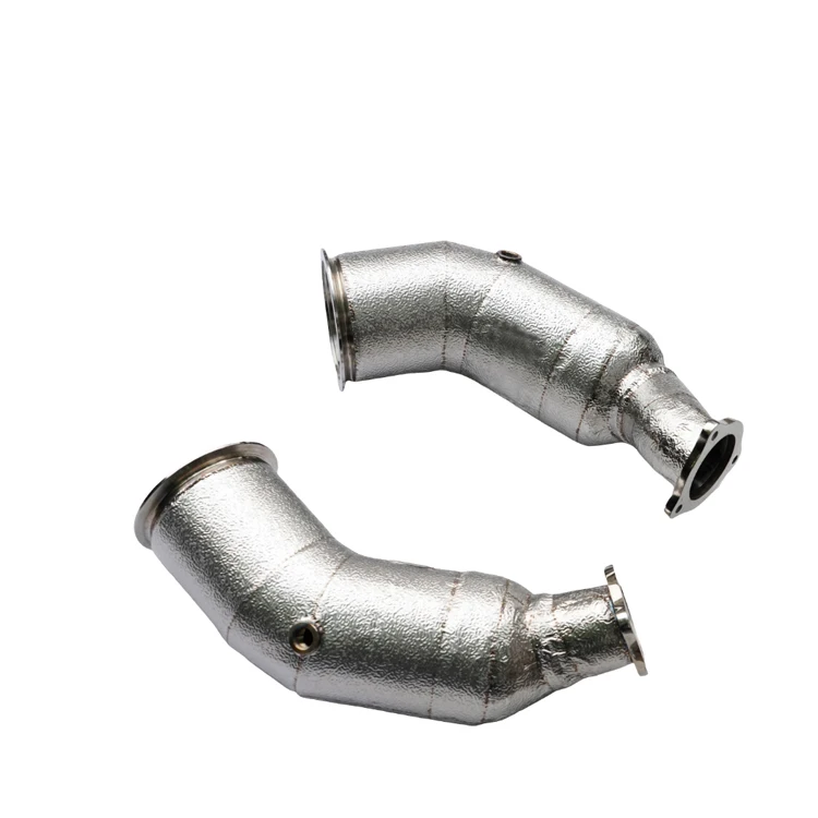 

Brand New High-Performance Stainless Steel High Flow Catalytic Converters Heat Shield Downpipe Audi RS4 RS5 B9 2.9T EA839 New Co