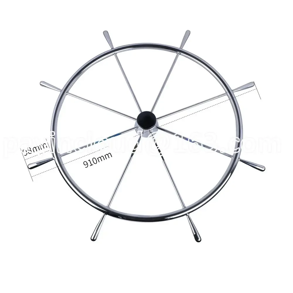 Boat Marine Accessories Stainless Steel 8 Spokes Steering Wheel Sailing Type