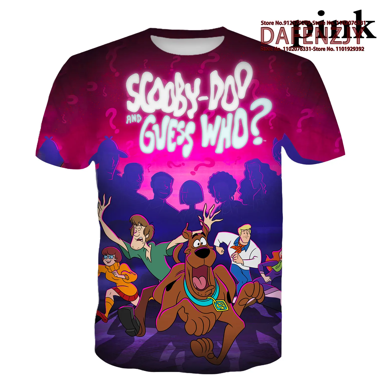 

Men's Fashion Funny Cartoon Pattern Printing 3D T Shirt Casual Round Neck Short Sleeve T-Shirt
