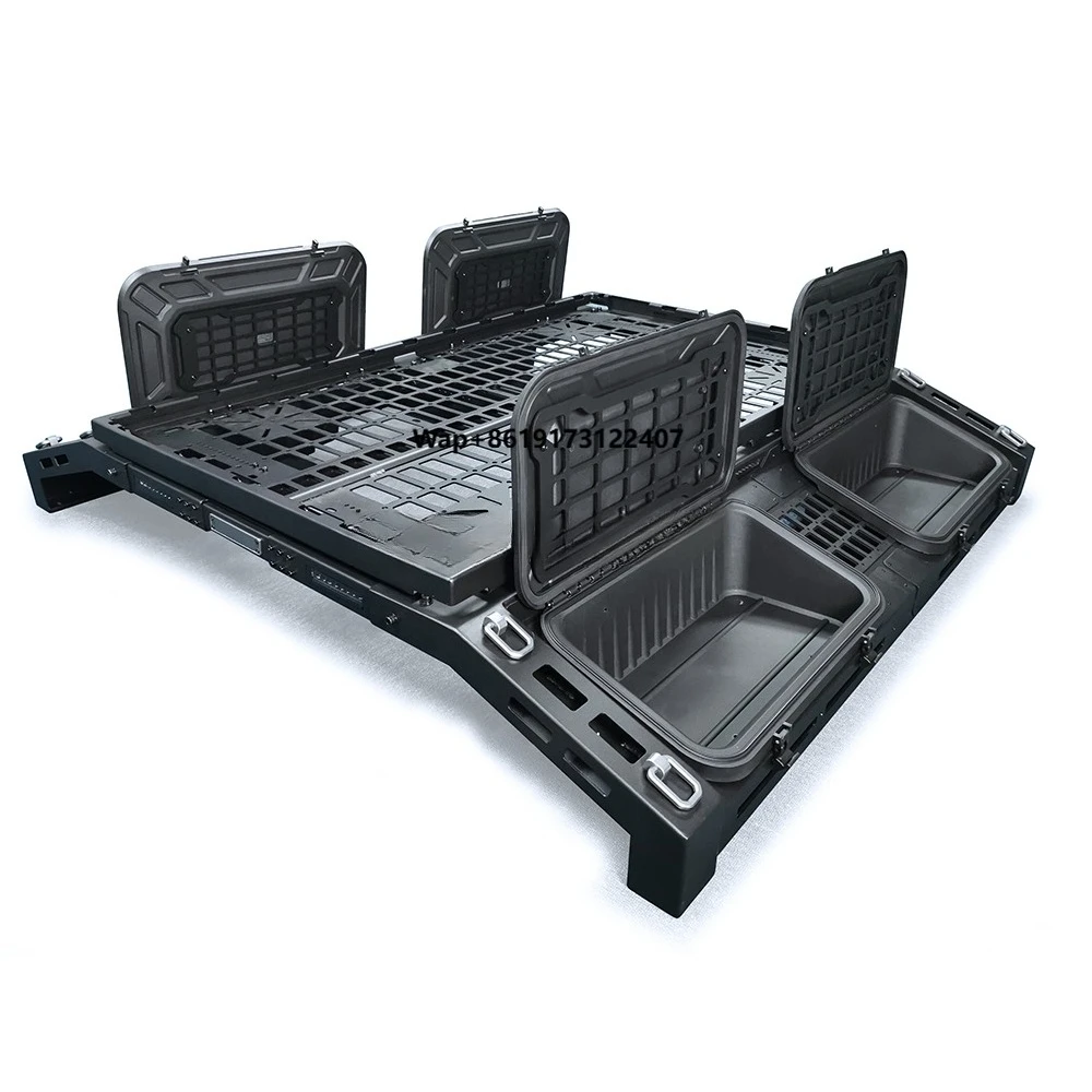 

Best Tent Roof Rack Frame Aluminum Pickup Truck Bed Tail Box Expansion Modification of Gantry Vehicle Platform Anti-Roll