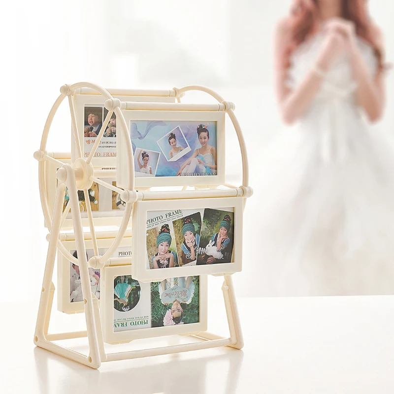 Creative Baby Children's Windmill Ferris Wheel Photo Frame Rotating Multiple Combinations Photo Frame Photo Shelf Decor