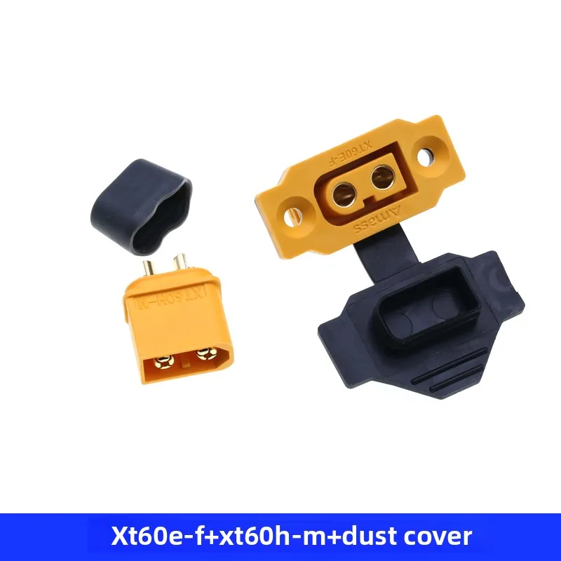 1PCS XT60E-F female model aircraft power can be fixed battery interface connector model motor electric adjustment XT60H plug