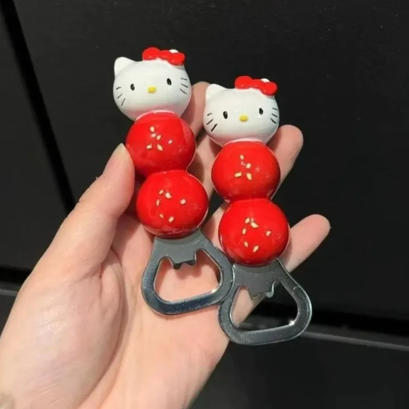 

Hello Kitty Bottle Opener Refrigerator Magnet Creativity Cute Creativity Tomatoes on Sticks Refrigerator Magnet Bottle Opener
