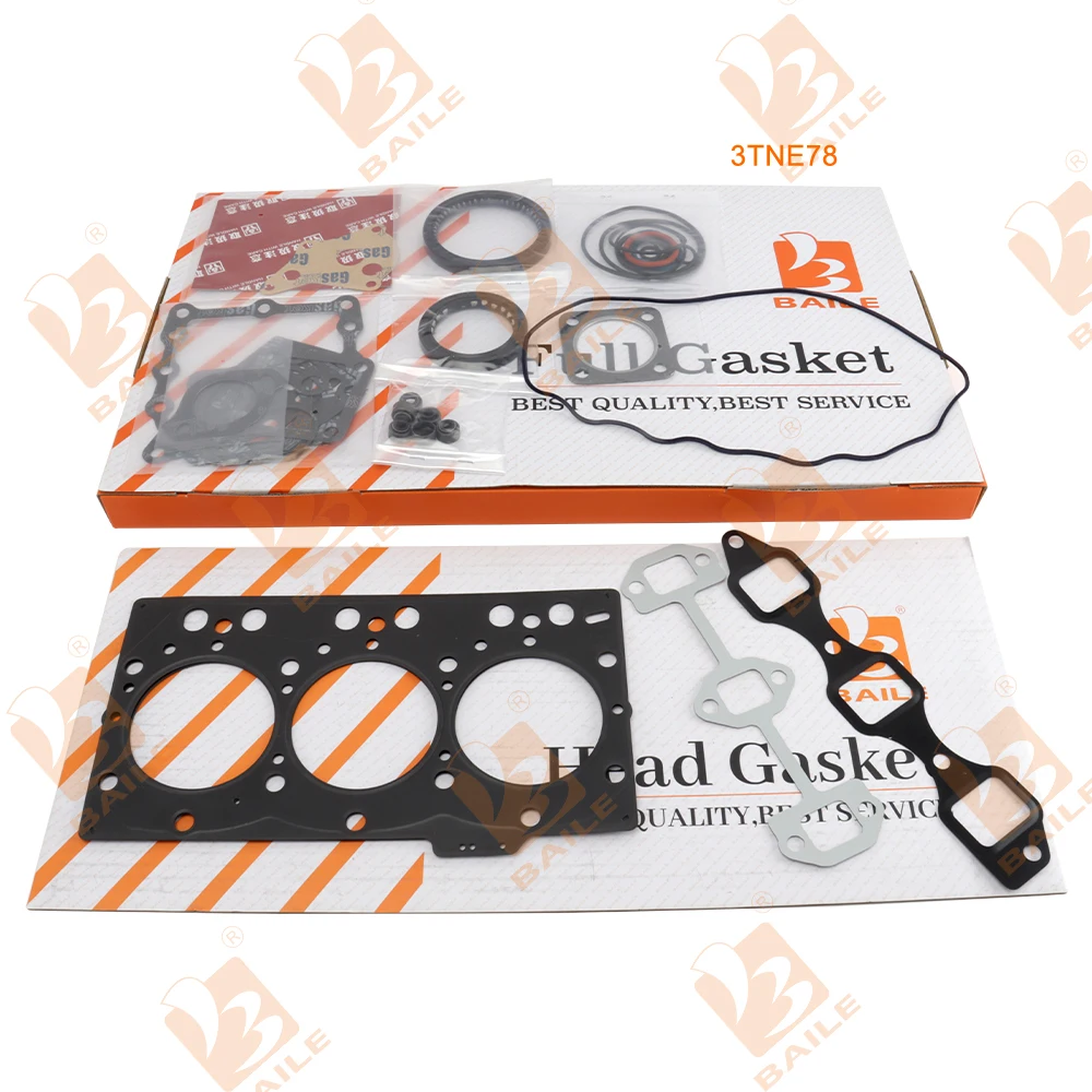 

3TNE78 3TNE78A Full Gasket Kit Set For Yanmar Engine Overhaul Rebuild Kit