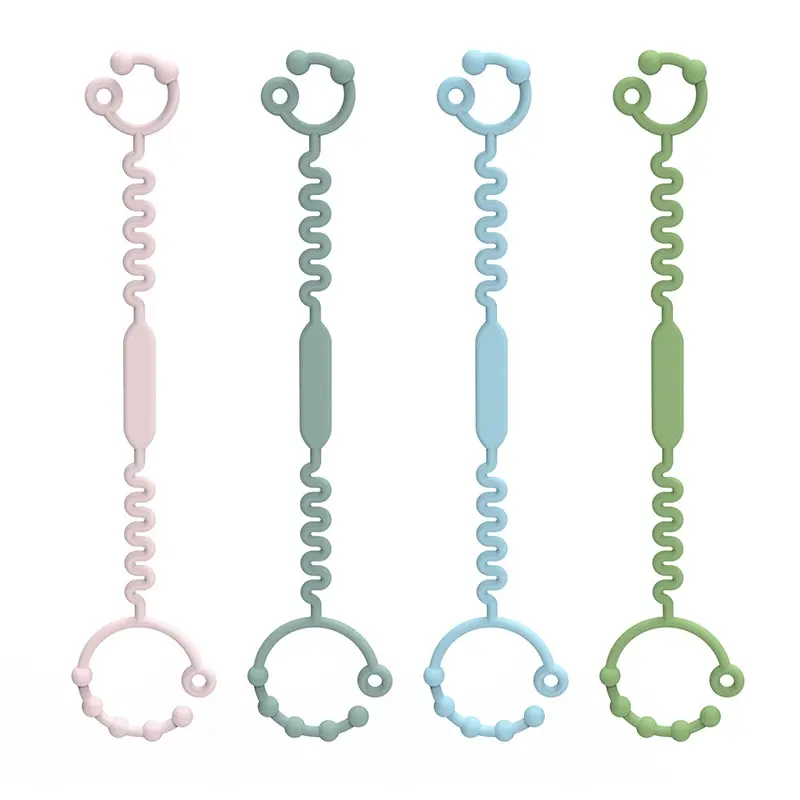 Baby Bottle Anti-Loss Chain Multi-Functional Silicone Anti-Rope Water Cup Pacifier Fixed Rope Baby Pacifier Anti-Drop Chain