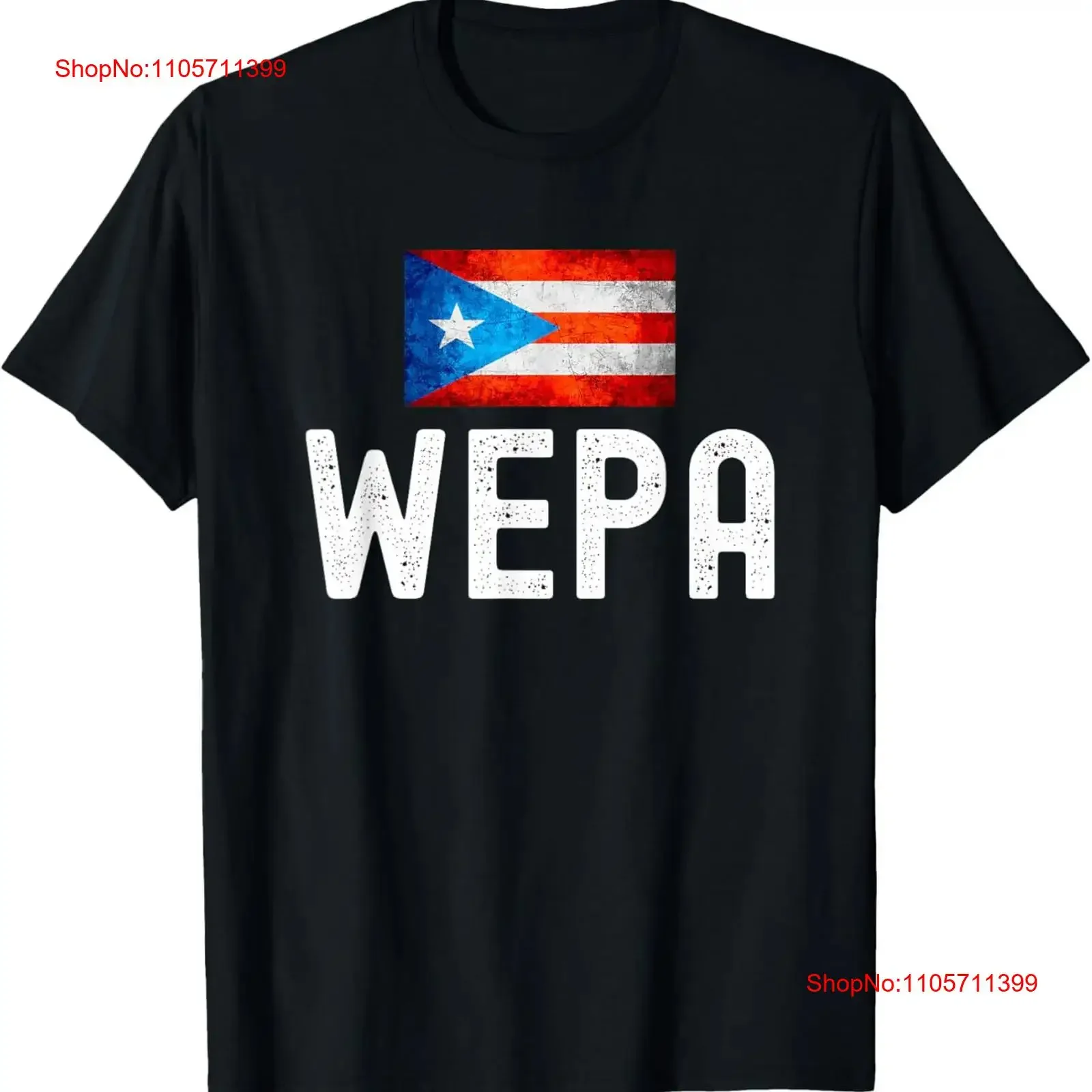 Puerto rican WEPA just saying T Shirt long or short sleeves vintage Washed Soft homme Top For Everyday Wear Versatile fashion