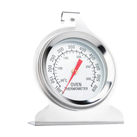 Stainless Steel Baking Thermometer Oven Cooking Meat Temperature Gauge Lightweight Easy Storage Real Time Food Temp Home