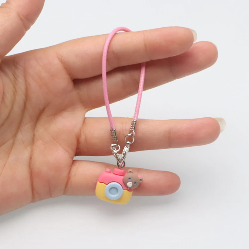 

Cute Mini Doll Accessories For 17cm Labubu Doll Accessories DIY Doll Toy Cartoon Camera Pendant
