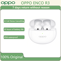 Original OPPO ENCO R3 Wireless Bluetooth 5.3 Earbuds: Experience AI Noise Cancelling, 35H Battery Life