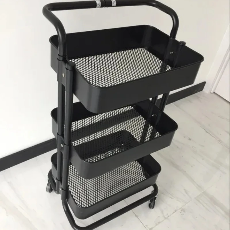 Medical Werkzeugwagen Manicure Auxiliary Cosmetic Wheels Cleaning Tool Trolly Beauty Stainless Steel Trolley Drinks Cart Salon