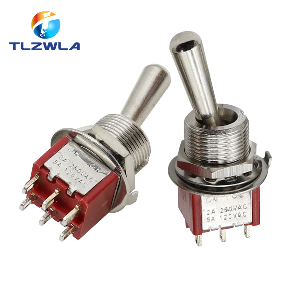 SH T80-T Z1 Series Large Long Handle 12mm Panel Mount Mini Toggle Switch 5A 125VAC