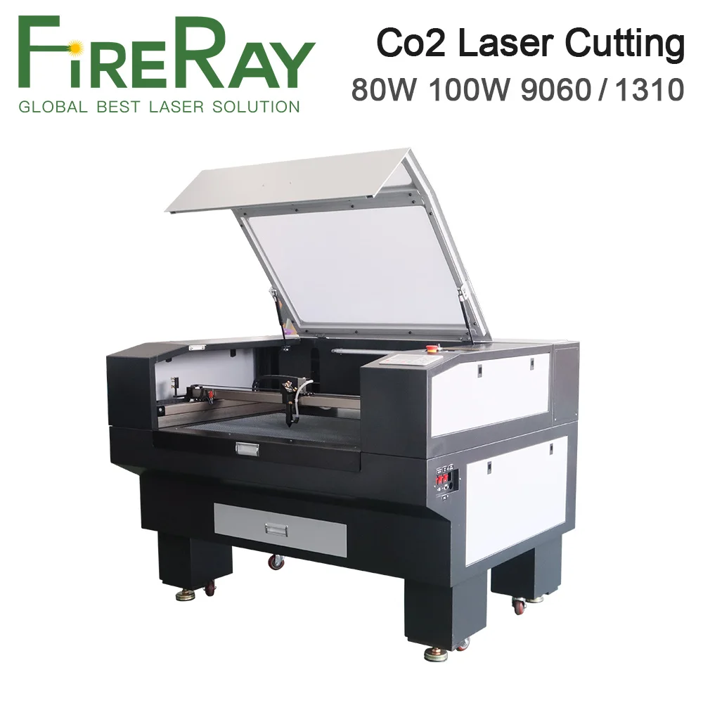 FireRay 9060 1310 80W 100W Co2 Laser Cutting and Engraving Machine Sea Shipping