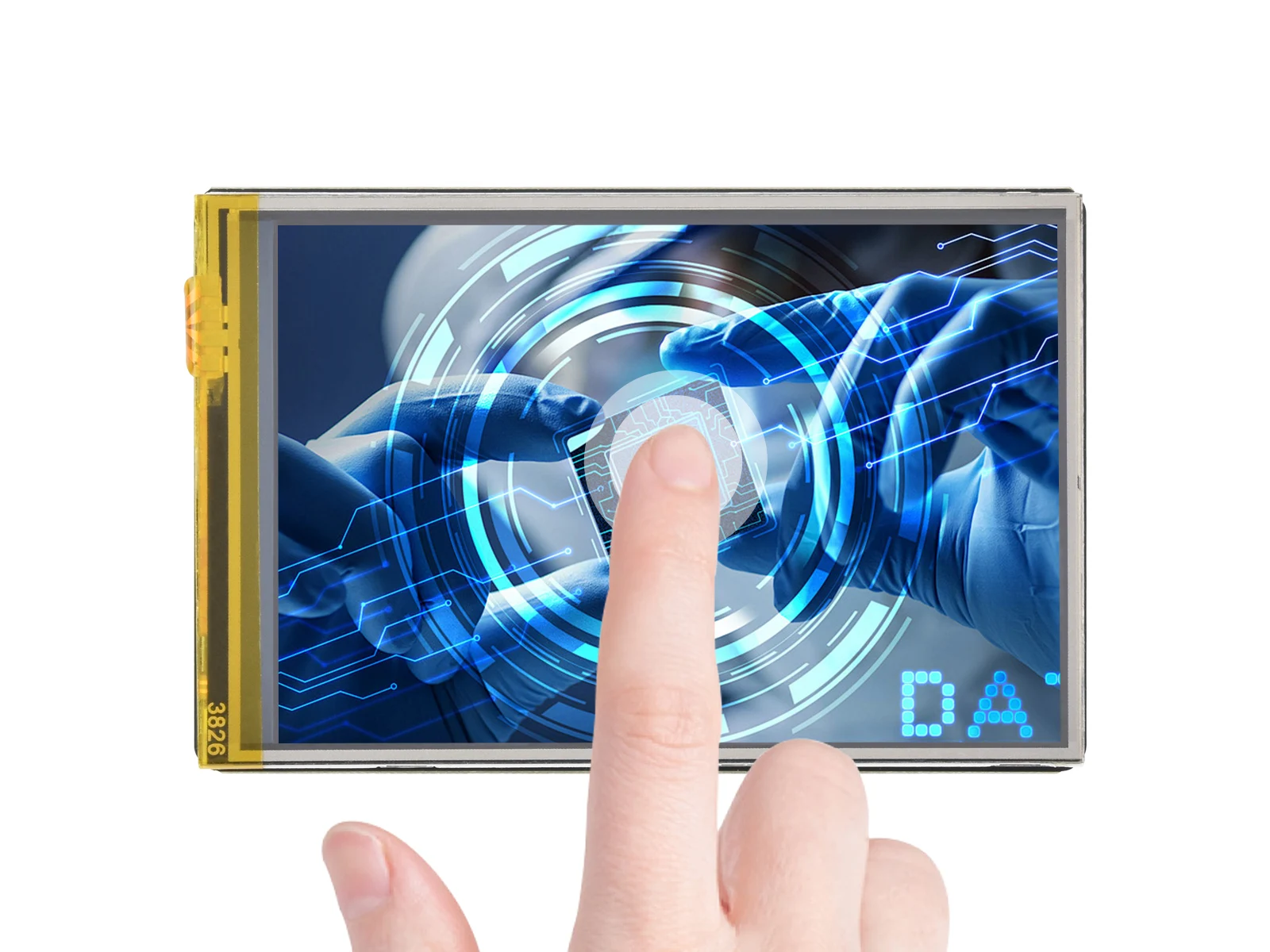 Waveshare 3.5inch Resistive Touch Display (G) for for Raspberry Pi/Jetson Nano/Arduino, IPS Panel, 320×480 Immersion Gold Proces