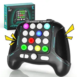 Chases Light Game Console Electronic Pop Light Up Quick Push Game Handle Toys for Children Adults Fidget Anti Stress Relief Toys