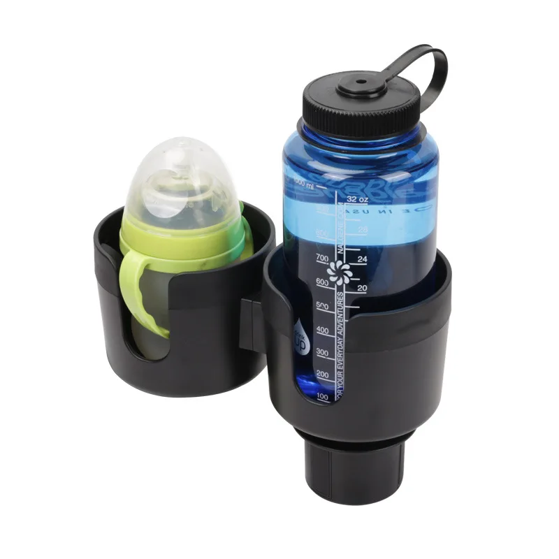 Двойной держатель для чашки 2 в 1, автомобильный держатель для стакана с водой, многофункциональный держатель для чашки, удлинитель, стеллаж для хранения, поднос для чашки