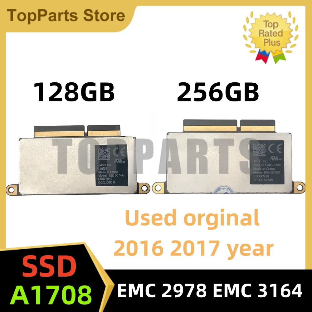 A1708 128GB 256GB SSD For MacBook Pro Retina 13.3