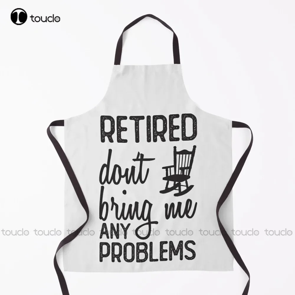

На пенсии 2021, не принесите мне любые проблемы, забавный подарок на пенсию для мужчин и женщин, фартук, детский фартук для женщин и мужчин, унисекс для взрослых